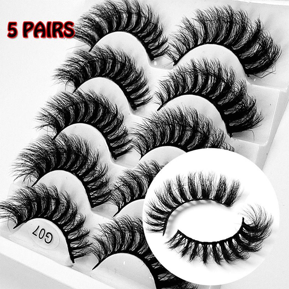 BORAG Set 5 Cặp Lông Mi Giả SKONHED Làm Dày Và Dài Mi Hiệu Quả