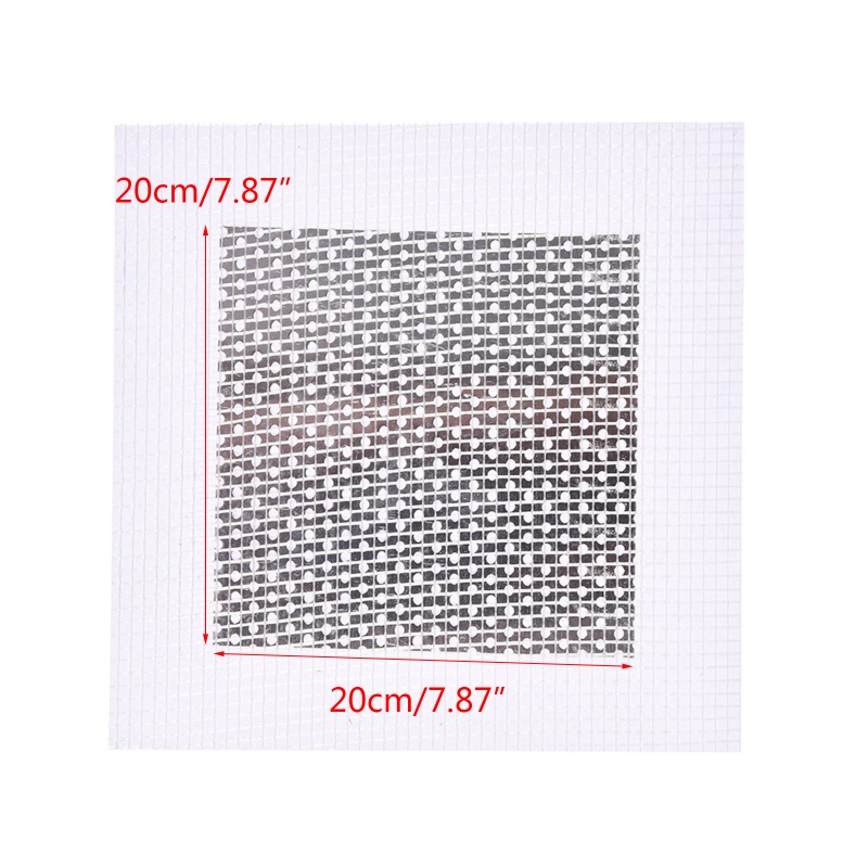 Tấm Lưới Nhôm Dán Tường Sửa Chữa Lỗ Hổng Trần 4 / 6 / 8 Inch