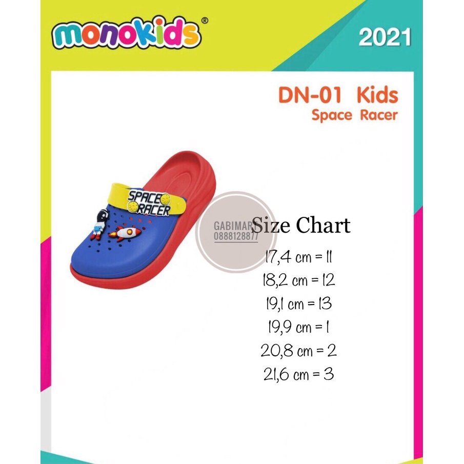 Giày Dép Sục Trẻ Em MONOBO KID DN - 01 KIDS Space Racer