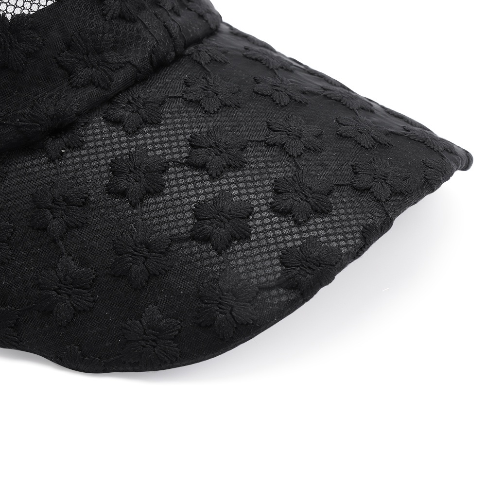 Mũ lưỡi trai phối ren lưới thoáng khí thời trang nhiều màu sắc tùy chọn dành cho nữ