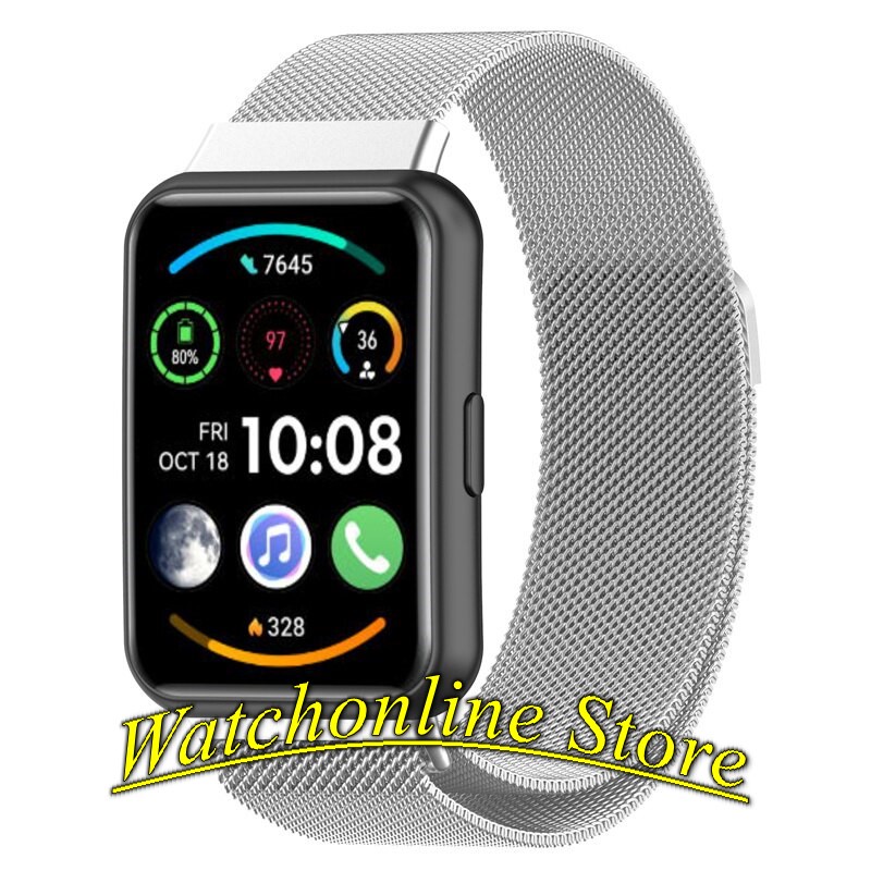 Dây đeo nam châm thép không gỉ cho Huawei Watch Fit 2