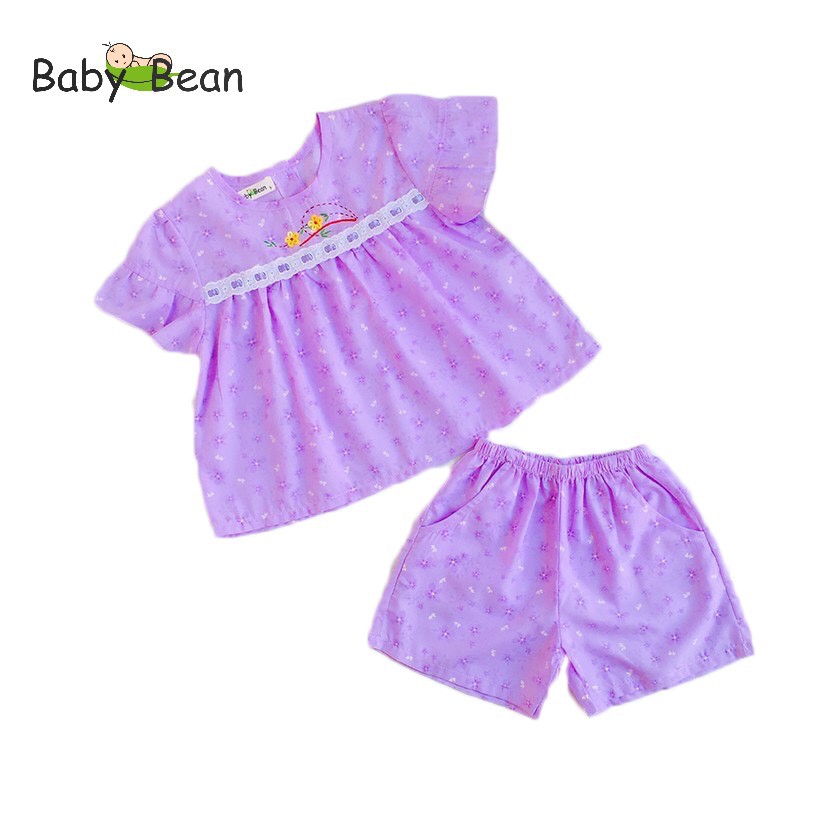 Đồ Bộ Kate Thêu Tay bé gái BabyBean