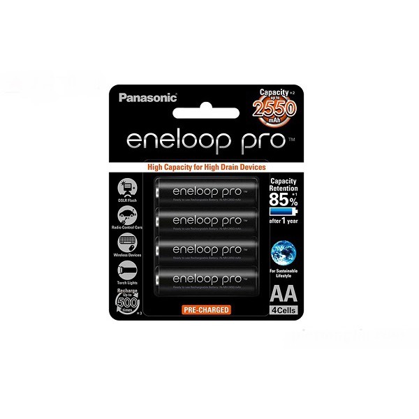 Pin sạc Panasonic AAA/AA Eneloop pro