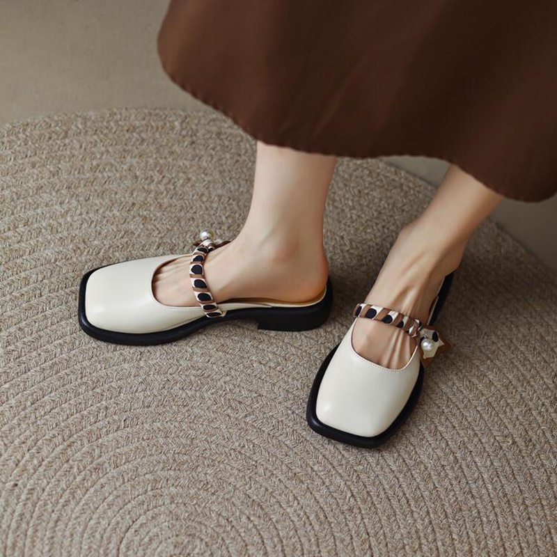 Dép bít mũi IELGY đế dày thời trang pháp cho nữ