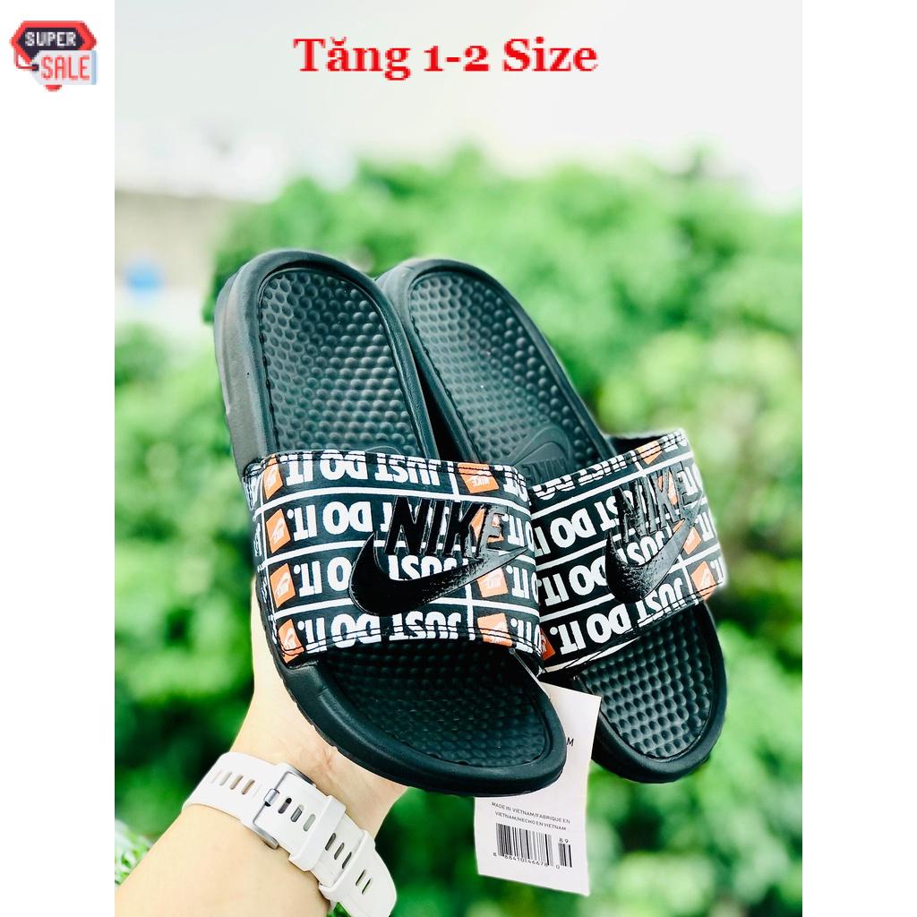 Dép unisex 𝐍𝐈𝐊𝐄 ❤️FREESHIP + chọn tăng 1 size❤️ dép nike nk quai ngang thể thao nam nữ in nhiều màu, tem tag mac đây đủ