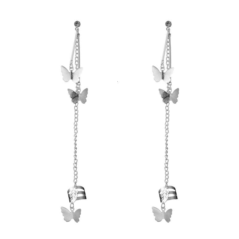 Hoa tai dạng chuỗi mặt hình bươm bướm thời trang