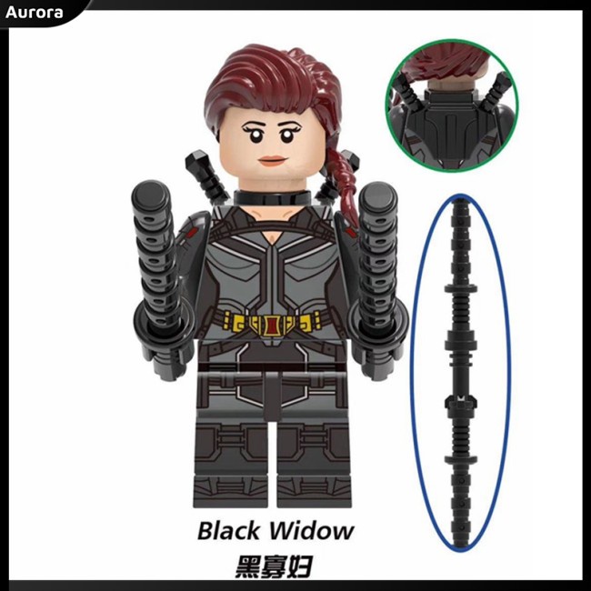 Mô Hình Lego Nhân Vật Siêu Anh Hùng Black Widow Captain Americasr Falcon Taskmaster