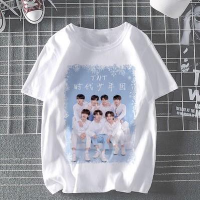 Áo thun nam nữ in hình nhóm nhạc TNT đẹp lung linh dễ thương giá tốt