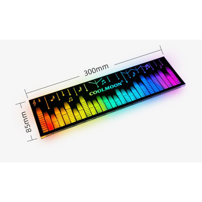 Cover Tấm Che Nguồn Máy Tính Coolmoon Led RGB  - Đồng Bộ Hub Coolmoon