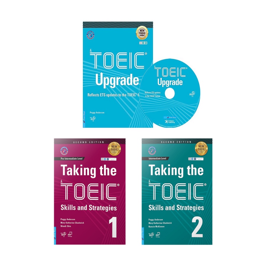 Sách - Combo Taking The TOEIC + Toeic Upgrade (Bộ 3 Cuốn)
