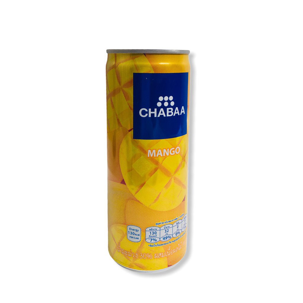 Nước ép Chabaa vị xoài 230ml nước ép trái cây Thái Lan