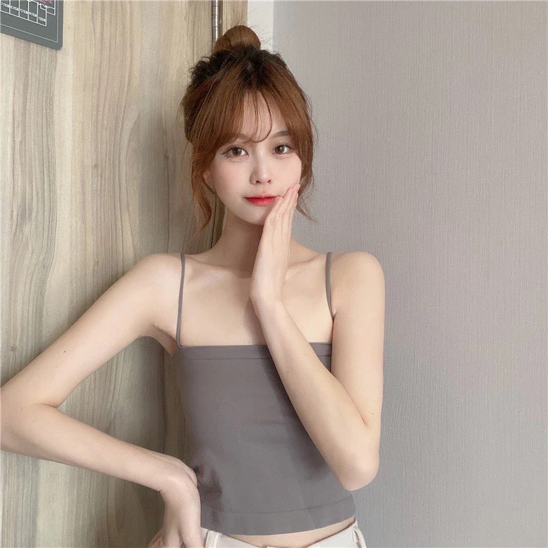 Áo Bra 2 Dây Nữ DUDIA Dệt Kim Mềm Mịn (40-58kg) [ Br14 ]