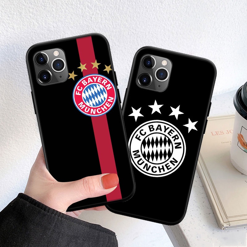 Ốp Điện Thoại Họa Tiết Logo Bayern Munich Cho iPhone 5 5S 6 6S 7 8 11 Pro Max Plus SE XR IJ29
