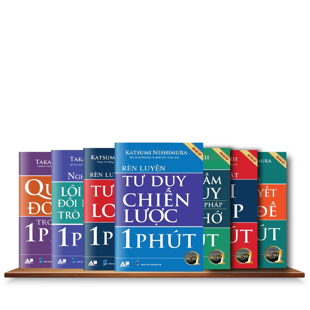 Sách _ Combo 7 Cuốn Luyên Não Nâng Tầm Tư Duy Trong 1 Phút