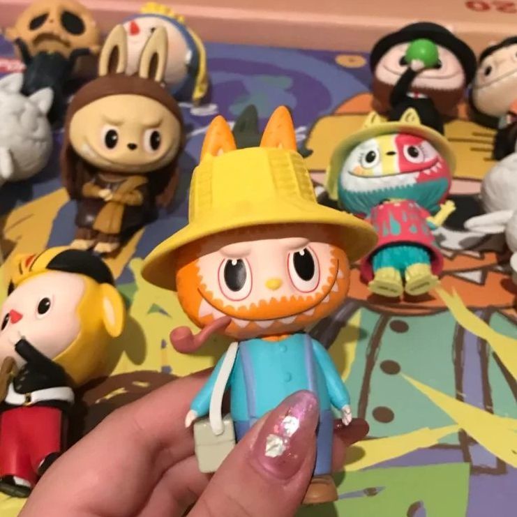 ❤sản phẩm chính thức❤ LABUBU Elf Art POPMART Hộp mù Quà tặng Con búp bê Người mẫu Đồ chơi