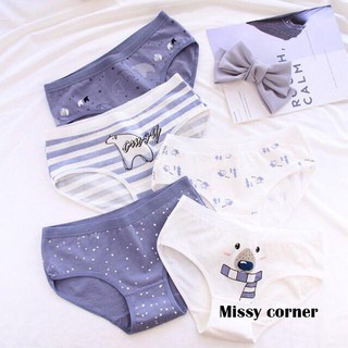 [FREESHIP99K] Set 5 Quần chip hình thú cao cấp freesize fullbox, chất liệu cotton mềm mại, co giãn tốt