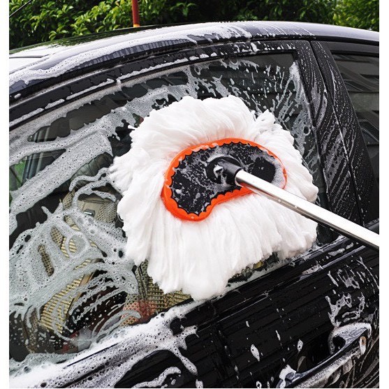 Chổi Lông cán dài lau rửa xe hơi