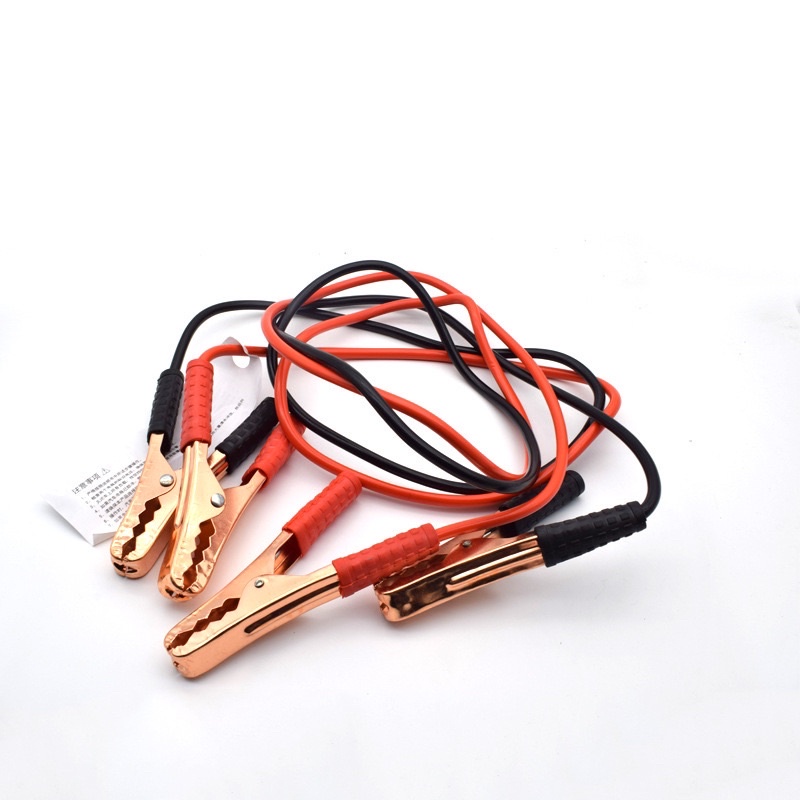 Dây câu bình ắc quy ô tô lõi đồng , kích điện ắc quy cứu hộ ô tô -xe máy 2000A ( 1 bộ 2 day)