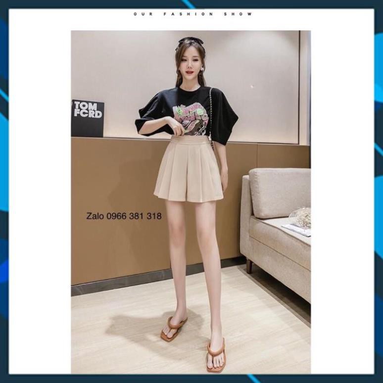 Quần giả váy,quần short nữ giả váy cạp xếp ly chất tuyết mưa cao cấp tôn dáng mã leg208 | BigBuy360 - bigbuy360.vn