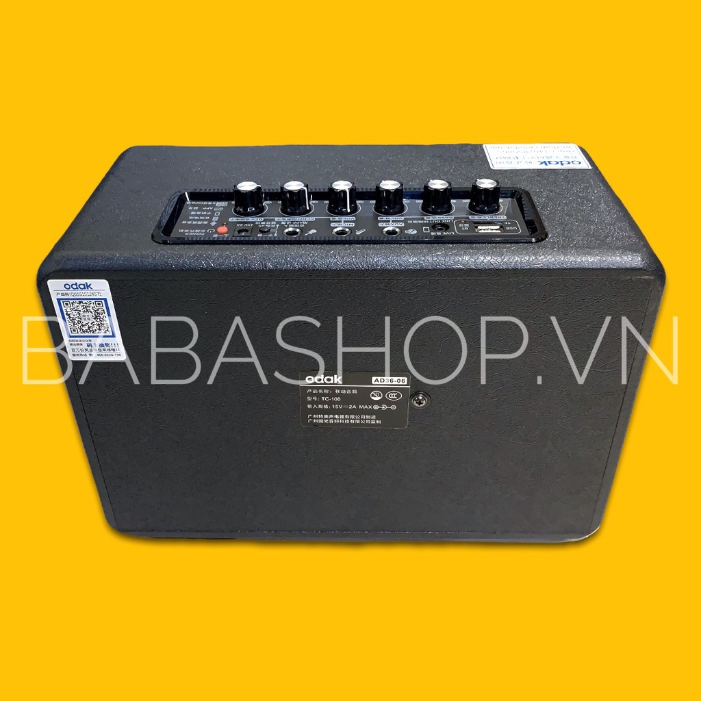 LOA KARAOKE MINI ODAK AD36-05, AD36-06 - Tích hợp, Equalizer, Vang số