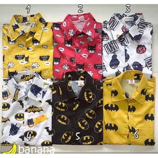 SƠ MI HỌA TIẾT HOẠT HÌNH MÈO SIÊU NHÂN-BAD MAN