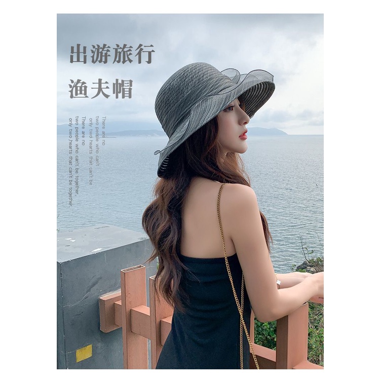 Nón Vành Chống Nắng Thoáng Khí Viền To Phong Cách Phương Tây Thời Trang Mùa Hè Mới Cho Nữ