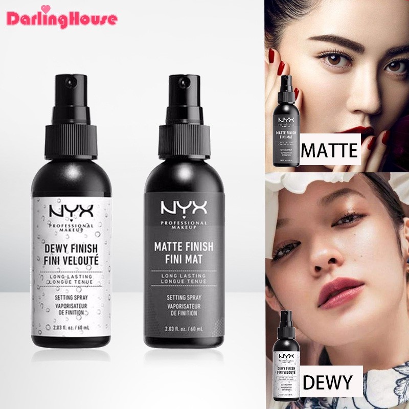 Xịt Khóa Trang Điểm Nyx Professional Makeup Make Up Setting Spray Hiệu Ứng Căng Bóng Dewy 60 mL | BigBuy360 - bigbuy360.vn