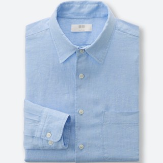 Áo sơ mi vải lanh Uniqlo