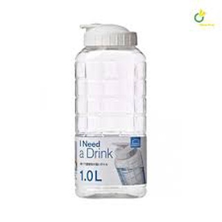 Bình đựng nước nhựa Lock&Lock Chess Water Bottle 1.0L/1.5L Nắp màu trắng