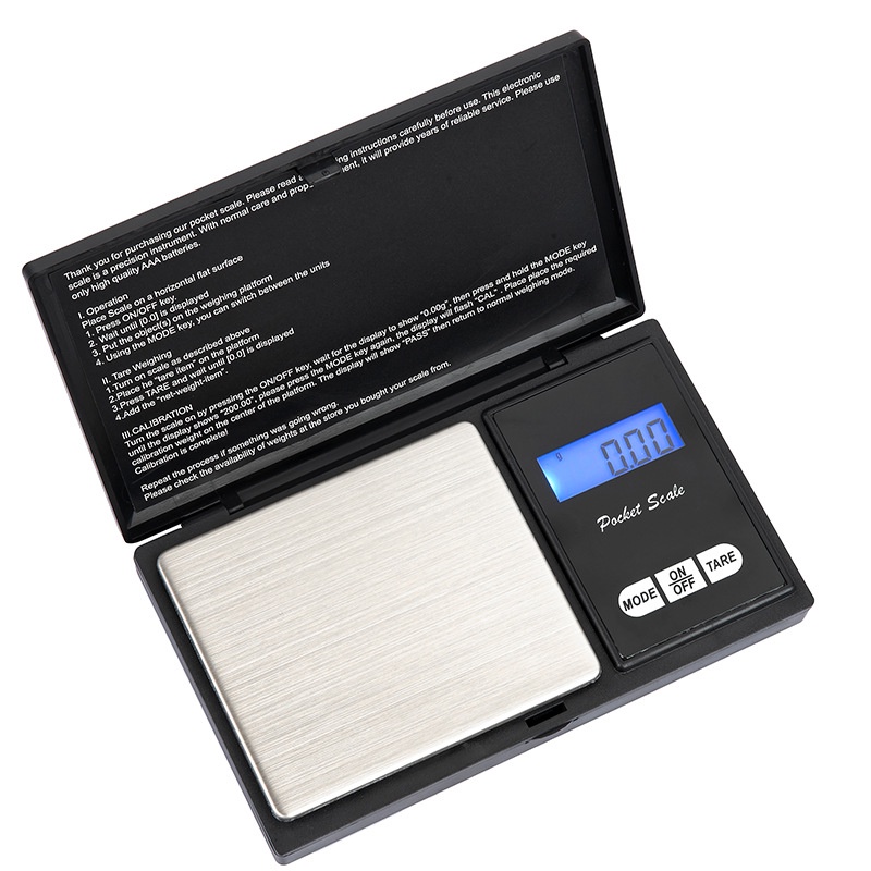 Cân Điện Tử Mini - Cân Tiểu Ly Bỏ Túi 500g/0.1g