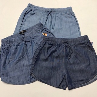 Quần short bò giấy nữ