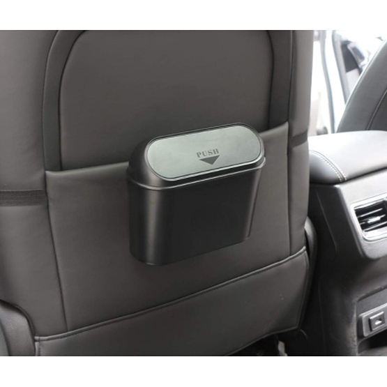 1 Thùng Rác Mini Có Nắp Chống Rò Rỉ Dành Cho Xe Hơi Xe Tải Xe Tải Xe Buýt Xe Buýt