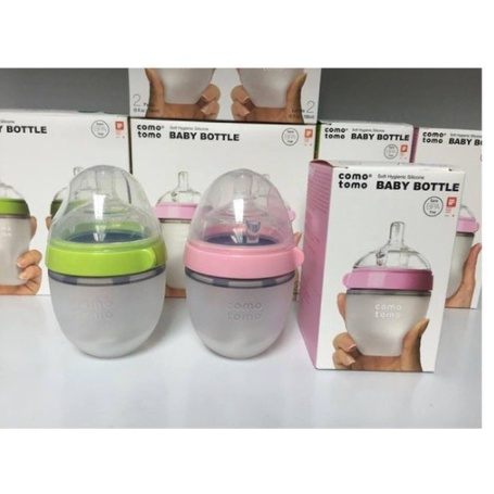 💁💁Bình Sữa Comotomo 150ml/250ml 💁💁Núm Silicon Siêu Mềm