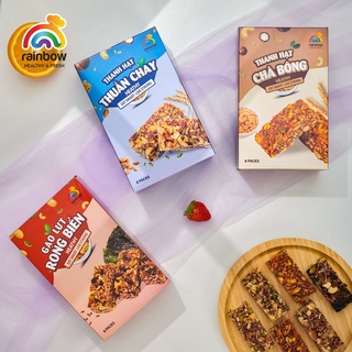 Combo Gạo Lứt Rong Biển Thanh Hạt Chà Bông Rainbow Healthy & Fresh - Bữa Phụ Tiết Kiệm Thơm Ngon và Dinh Duỡng
