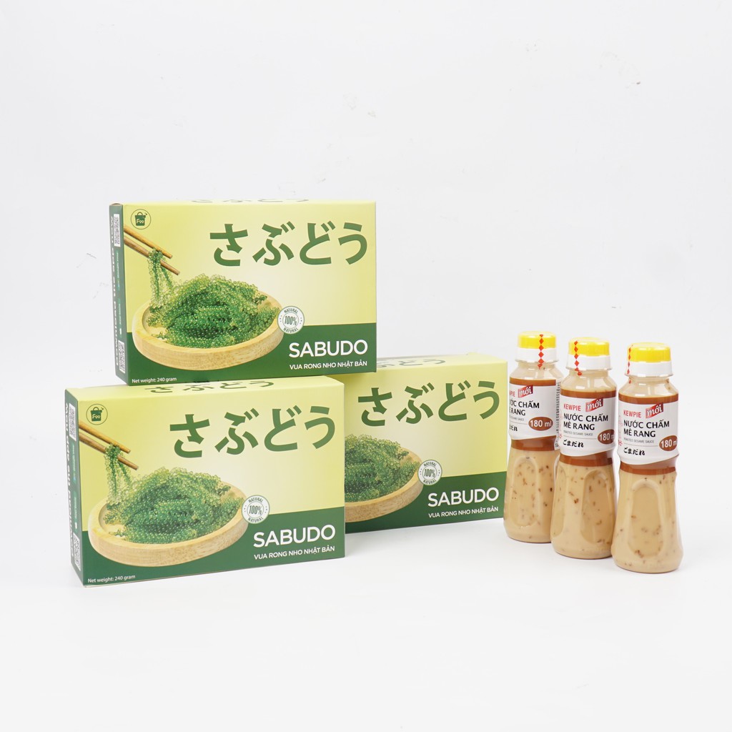 Gói Rong nho tách nước SABUDO [FREESHIP] Vua rong nho Nhật Bản chính hãng F99 | BigBuy360 - bigbuy360.vn