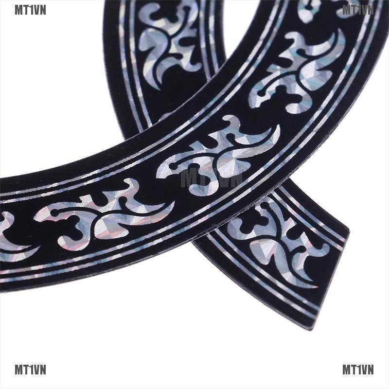 Set 2 miếng dán lỗ thoát âm trang trí đàn guitar tiện dụng