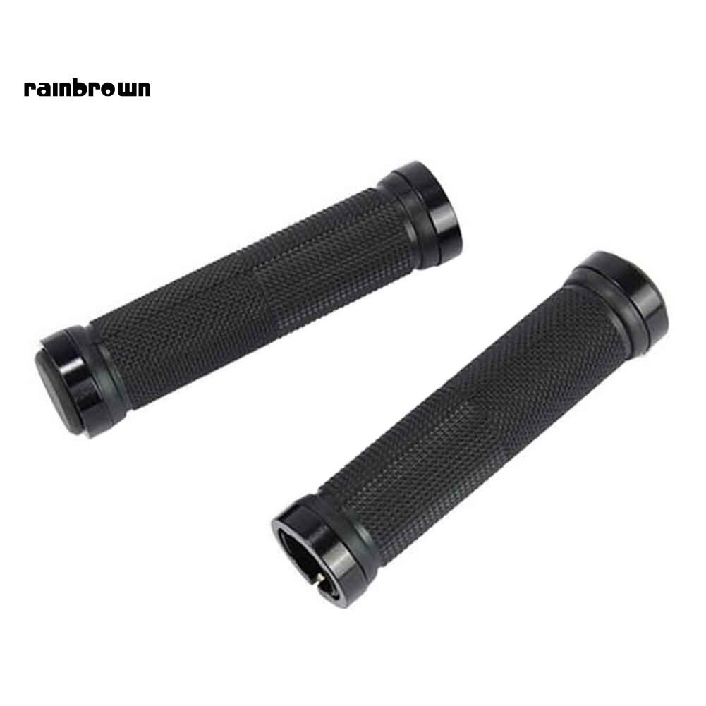 Bộ Đồ Thời Trang Kiểu Dáng Xinh Xắn Cho Bé❅ 1 Cặp Vỏ Bọc Tay Lái Xe Đạp mtb Bằng Cao Su Chống Trượt