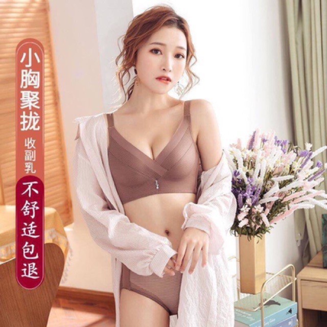 Áo Ngực Áo Lót Nữ Chống Chảy Xệ Su Đúc Phối Voan ÔM NGỰC Siêu Đẹp Rose AR03