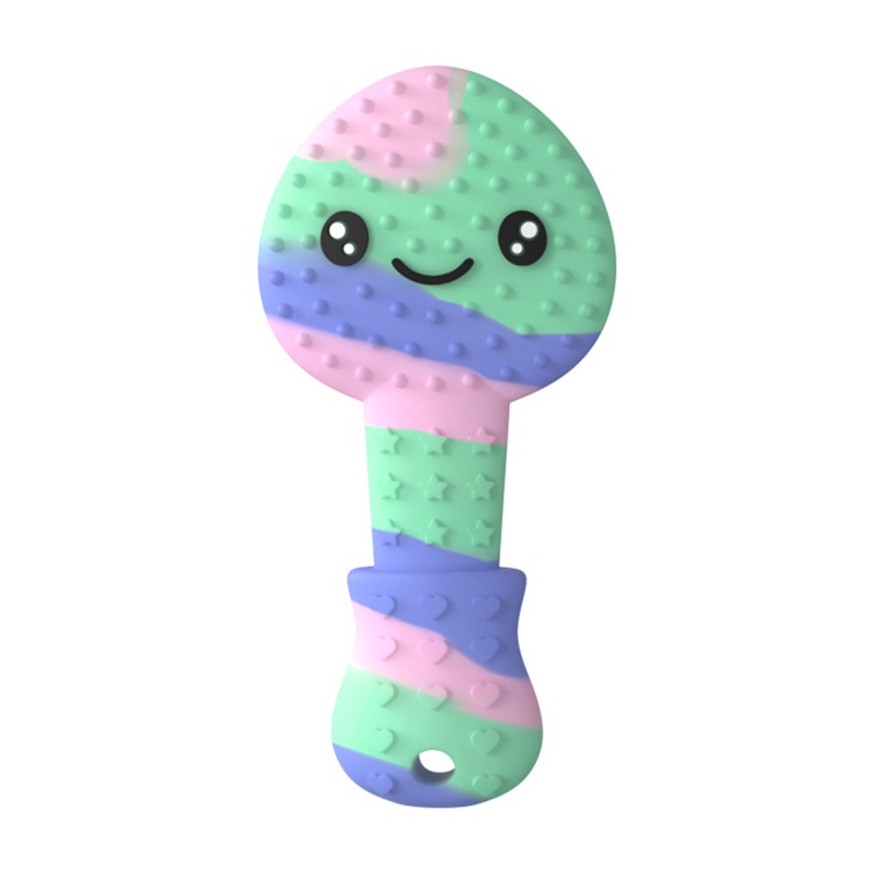 Haha Phụ Kiện Đồ Trang Sức Ngậm Mọc Răng Hình Cờ Lê Hoạt Hình Bằng Silicon Phối Dây Xích DIY Dành Cho Bé Trai