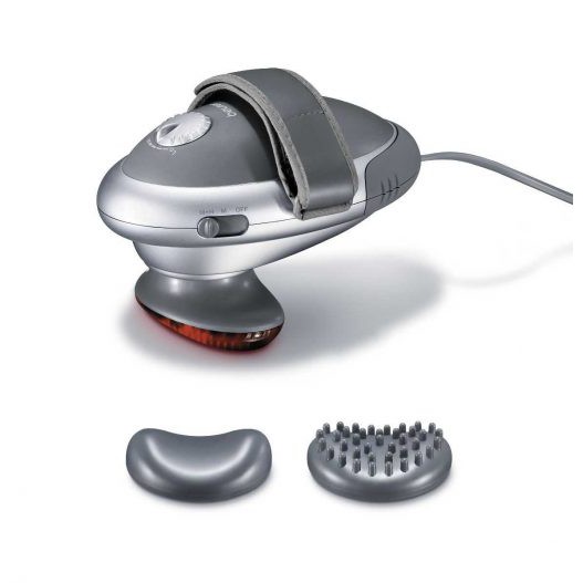 Máy Massage Cầm Tay Beurer MG70 - Bạc, 115x115x410mm, 2 Đầu Thay Thế