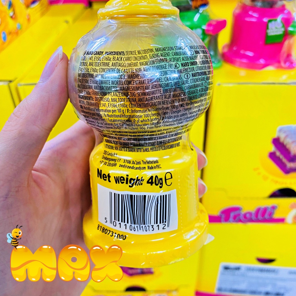 Máy Bán Kẹo Mini Candy Machine , Kẹo Đồ Chơi Cho Bé 35gr Vị Hoa Quả Zed Candy BeeMax