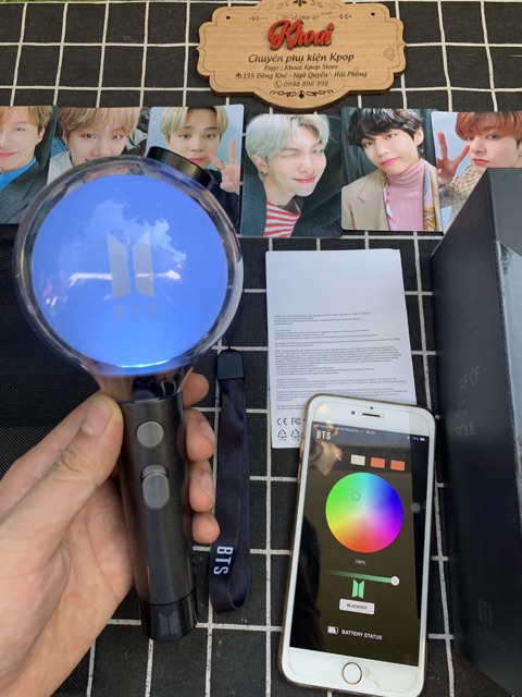 [CÓ SẴN + Tặng PIN ]Lightstick BTS Bomb Special hàng unoff - Gậy cổ vũ BTS Special