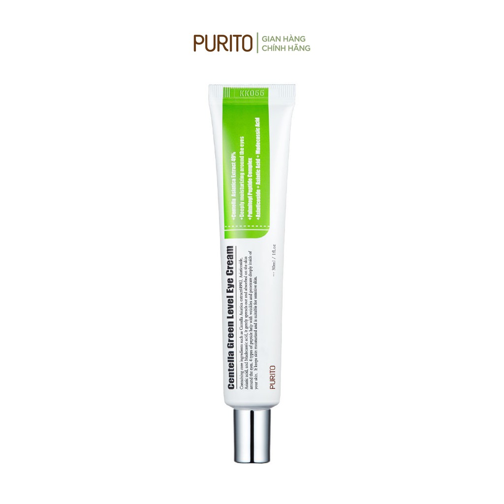 Kem mắt rau má PURITO Centella Green Level Eye Cream 30ml