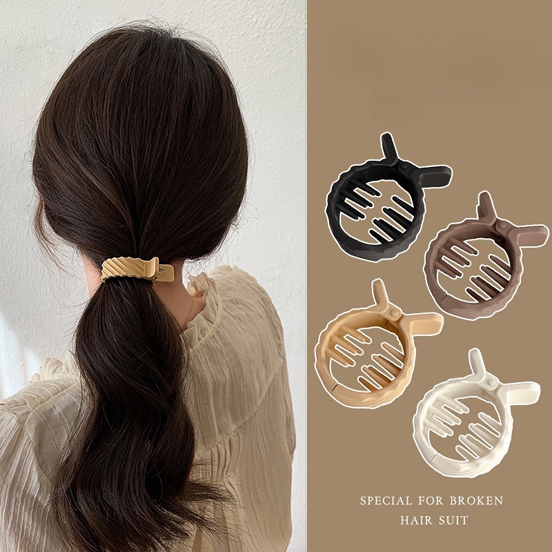 Kẹp Tóc Đuôi Ngựa Cỡ Nhỏ Phong Cách Hàn Quốc Thời Trang Cho Nữ