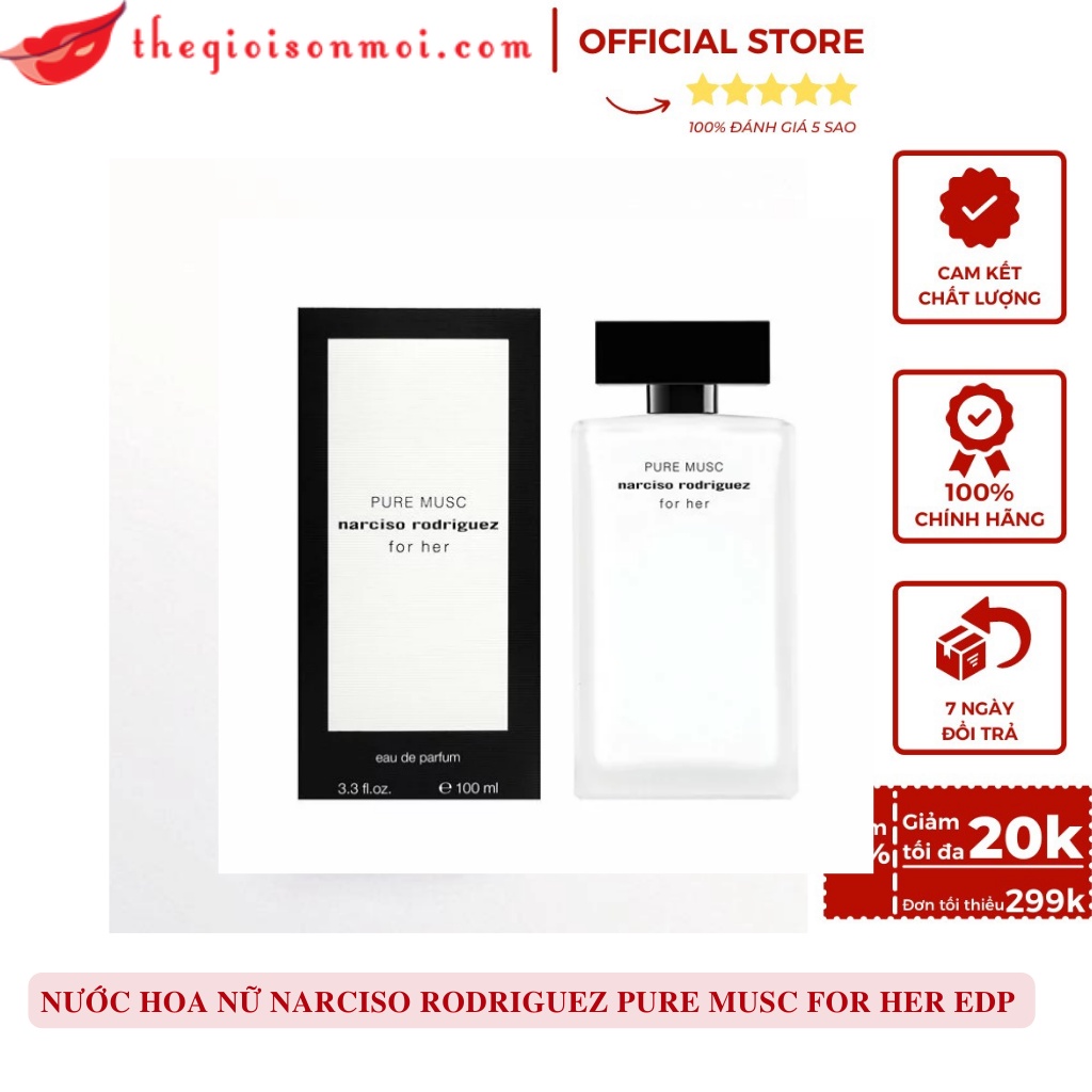 Nước hoa nữ Narciso Rodriguez Pure Musc For Her EDP 10ml