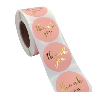 Cuộn 500 Miếng Dán 3.8cm Chữ Thank You