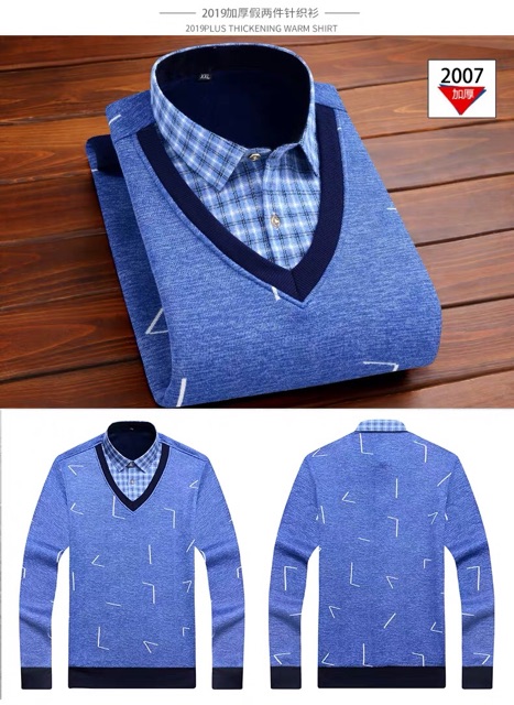 Áo sơ mi lót lông nam mã A2001-2010 hàng QCCC | BigBuy360 - bigbuy360.vn