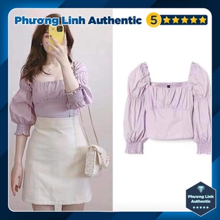 Áo tím Lilac H&M Auth new tag - có sẵn