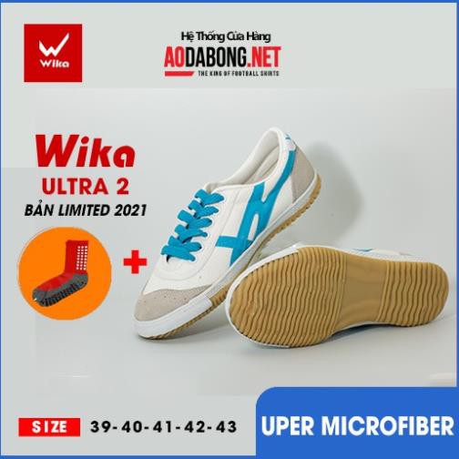 Giày đá bóng, đá banh, thể thao  Siêu Phủi Bata Wika Ultra 2/3 BỀN ĐẸP - chính hãng Wika. Tặng tất