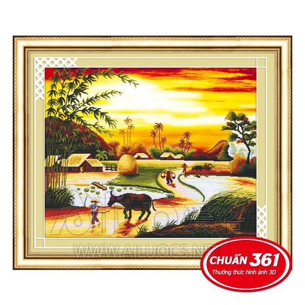 tranh thêu 5d phong cảnh 53316